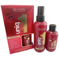 Несмываемая маска-спрей 150 мл и шампунь 100 мл Набор Revlon Uniq ONE All in One Hair Treatment & Shampoo