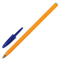 Ручка шариковая BIC "Orange", синяя, корпус оранжевый, узел 0,8 мм, линия письма 0,3 мм, 8099221