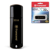 Флеш-диск 32 GB, TRANSCEND Jet Flash 350, USB 2.0, черный, TS32GJF350