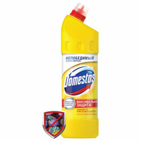 Чистящее средство 1 л, DOMESTOS (Доместос) "Лимонная свежесть", с отбеливающим эффектом