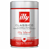 Кофе молотый ILLY "Classico" 250 г в жестяной банке, арабика 100%, Италия, 43