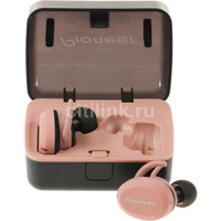 Наушники Pioneer SE-E8TW-P, Bluetooth, внутриканальные, розовый/черный