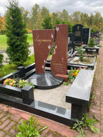 Изготовление памятника на кладбище, природный камень
