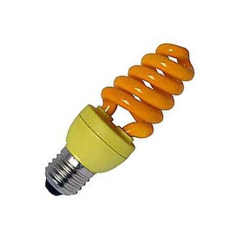 Лампа энергосберегающая 15W R45 E27, цвет свечения желтый