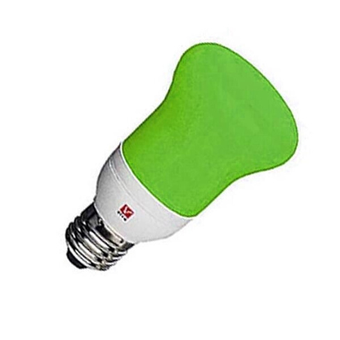 Лампа энергосберегающая 11W R63 E27, цвет свечения зеленый