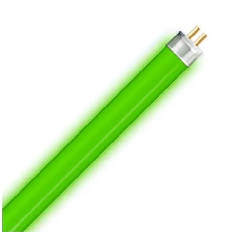 Лампа люминесцентная 8W R12 G5 - цвет Зеленый