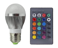 Лампа RGB с пультом 3W R50 E27 D3