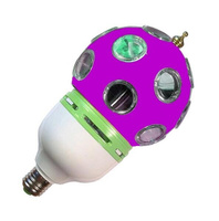 Вращающаяся лампа с цоколем E27, фиолетовый корпус