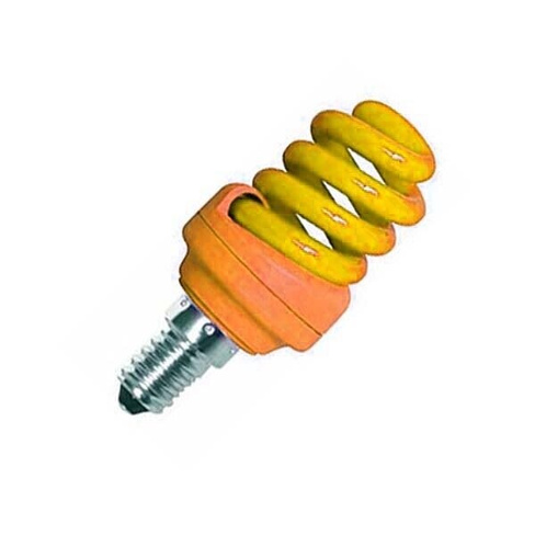 Лампа энергосберегающая 12W R43 E14, цвет свечения желтый