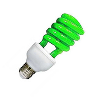 Лампа энергосберегающая 20W R55 E27, цвет свечения зеленый