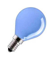 Лампа накаливания обычная 25W R45 Е14, цвет свечения синий