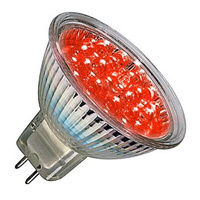 Лампа светодиодная 2W R50 GU5.3 - Красная