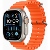 Смарт-часы Apple Watch Ultra 2 A2987, 49мм, оранжевый/титан [mreh3lw/a]