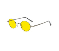 Солнцезащитные очки Унисекс JOHN LENNON 260 ANTIQUE SILVER/YELLOWJLN-2000000025698