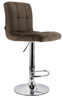 Барный стул Everprof Asti (Цвет: Chocolate Шоколадный, Материал: Ткань)