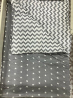 Комплект постельного белья Домик серый, с одеялом и подушкой арт.20116 LuBaby