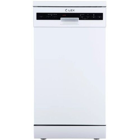 Посудомоечная машина LEX DW 4562 WH, узкая, напольная, 44.8см, загрузка 10 комплектов, белая [chmi000311]