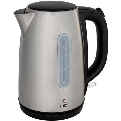 Чайник электрический LEX LX 30017-1, 2200Вт, серый
