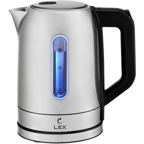 Чайник электрический LEX LX 30018-1, 2200Вт, серый