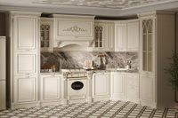 Кухня Монако 3750х2250 Крем матовый Арида мебель