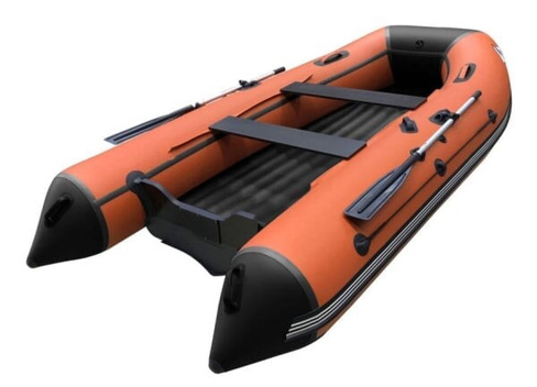 Лодка ПВХ Orca 380 НДНД оранжевый/черный