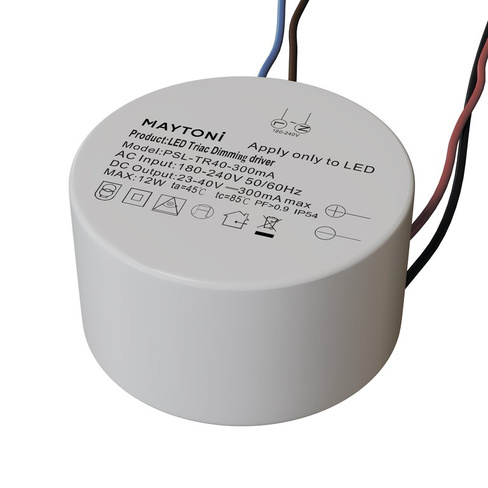 Источник питания Maytoni PSL-TR40-300mA Triac 12W IP54