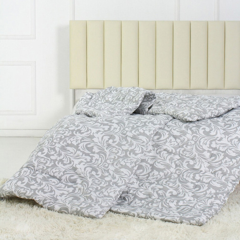 Одеяло Вензеля, силиконизированное волокно в синтетическом сатине, всесезонное (200х220 см)