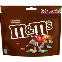Драже M&Ms с молочным шоколадом 360г 3 шт M&M's