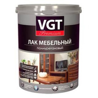 Лак мебельный полиуретановый для внутренних работ VGT PREMIUM глянцевый 9 л