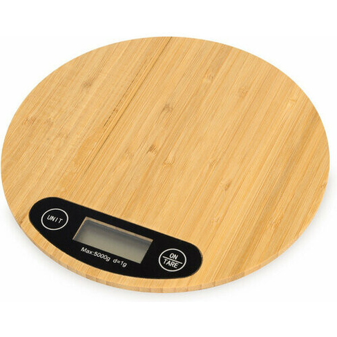 Бамбуковые кухонные весы Scale, натуральный Без бренда