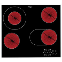 Электрическая варочная панель Whirlpool AKT 8210 LX, цвет панели черный, цвет рамки серебристый