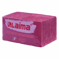 Салфетки бумажные 400 шт. 24х24 см Big Pack бордовые 100% целлюлоза LAIMA 114725