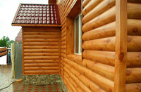 Наружняя отделка деревянных домов и бань